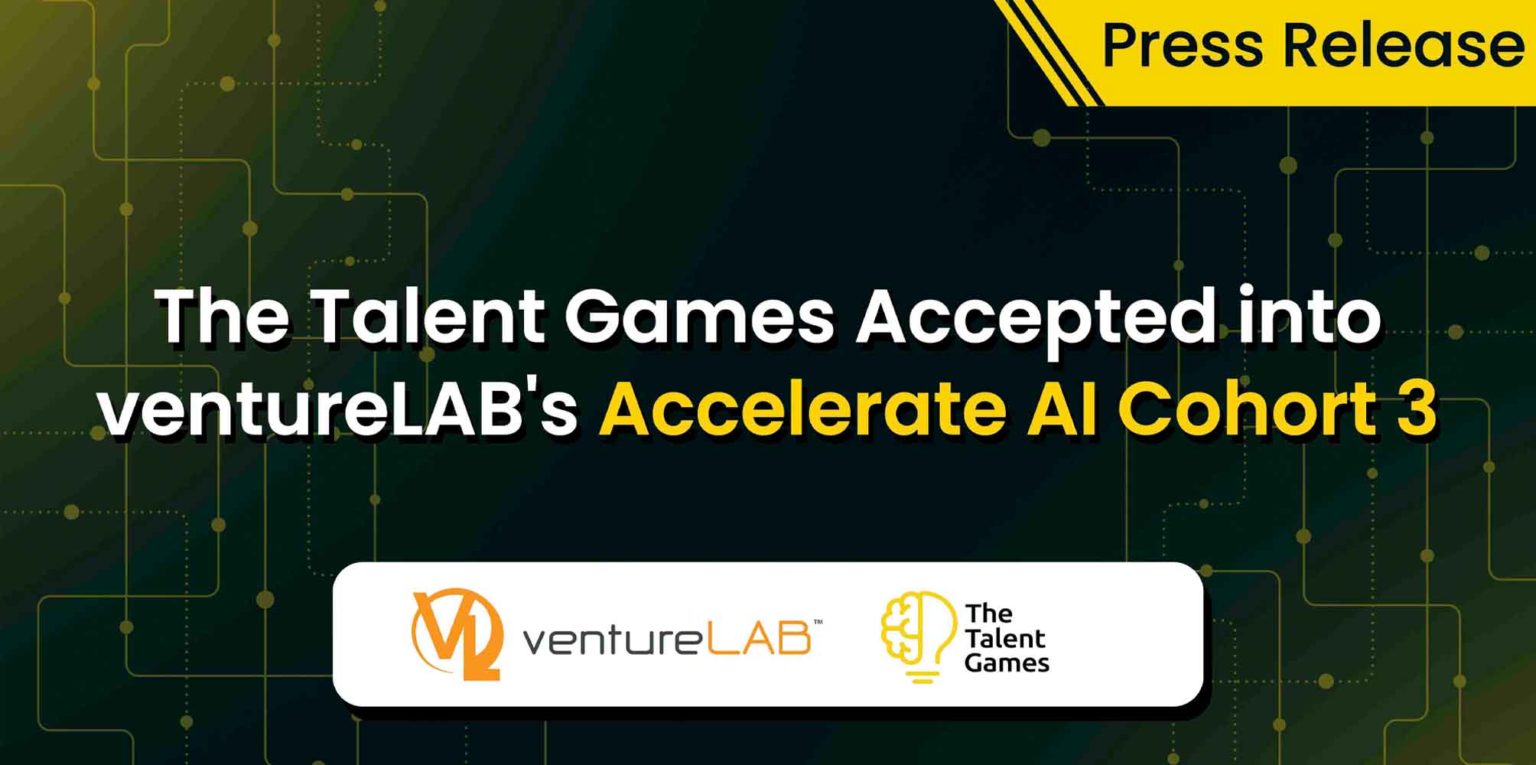 Cover image with test regarding AI Cohort and The Talent Games partnership