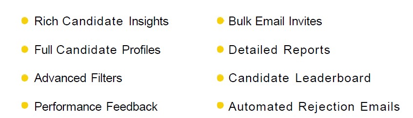 features candidate reporting portal