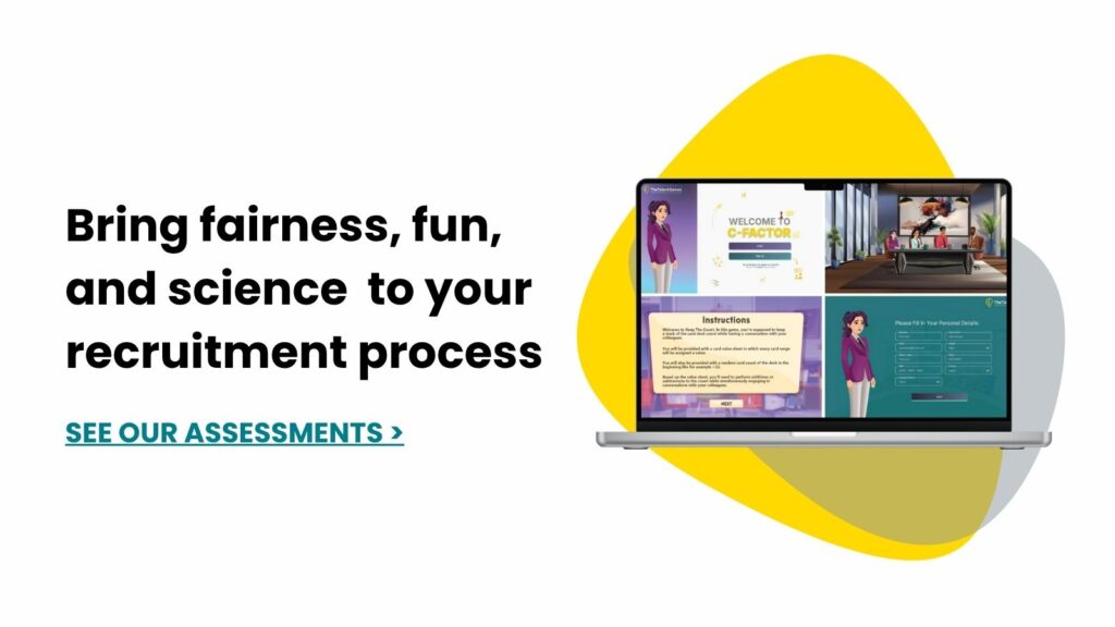gamified assessments psychoemetric assessments by The Talent Games lead magnet