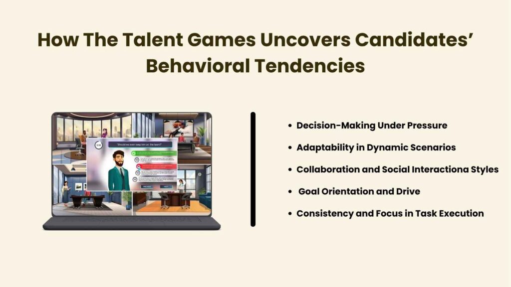 image showing Psychometric assessments The Talent Games Personality Traits