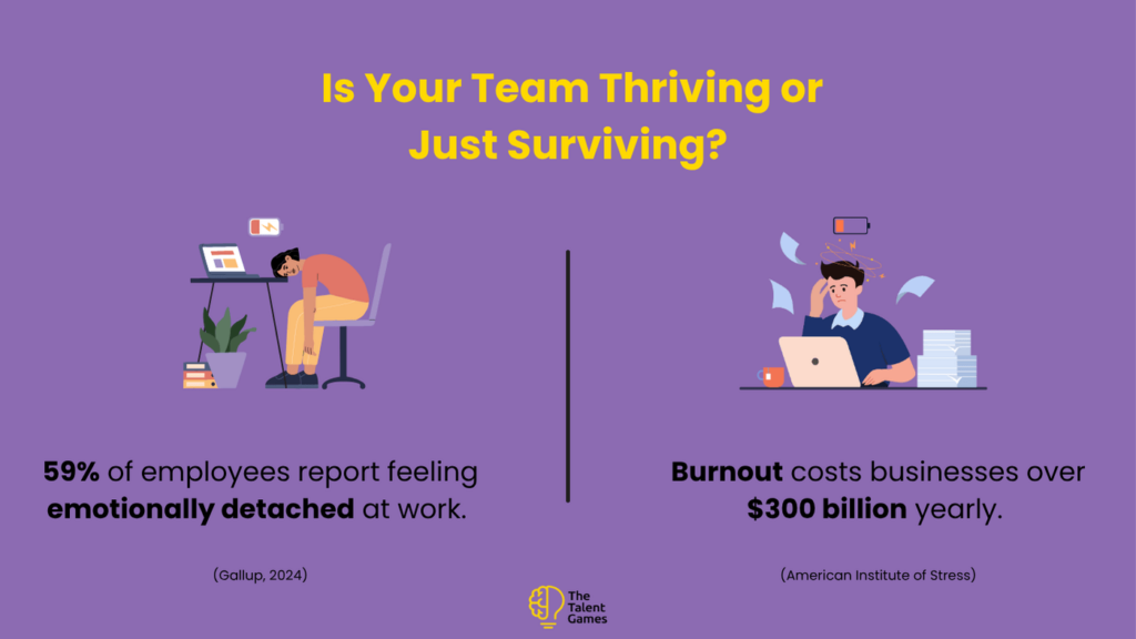 image showing national wellness month in the workplace burnout stats