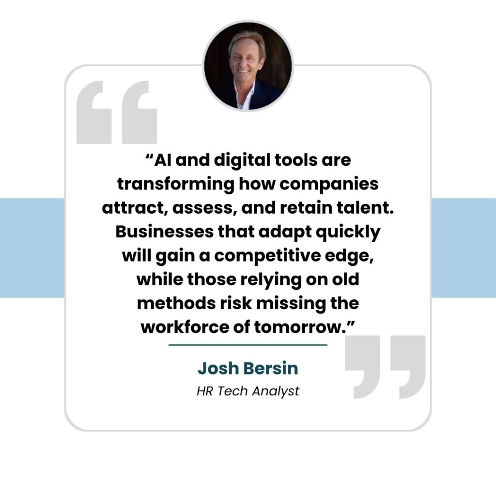 industry expert opinion josh bersin about using technology to hire graduates