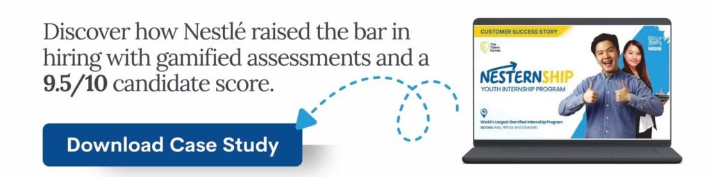 nestle hired top leaders using gamified assessments of thier future leadeship competencies