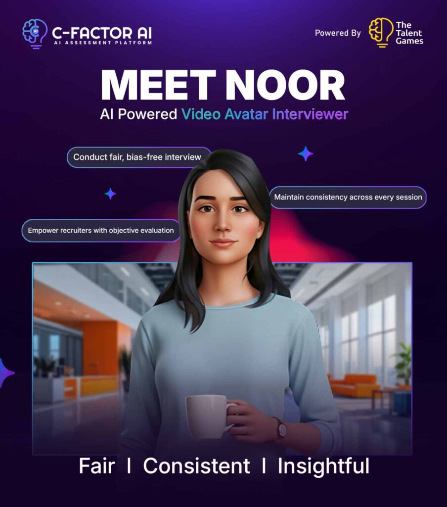 features of noor ai hiring agent for recruitment c factor ai